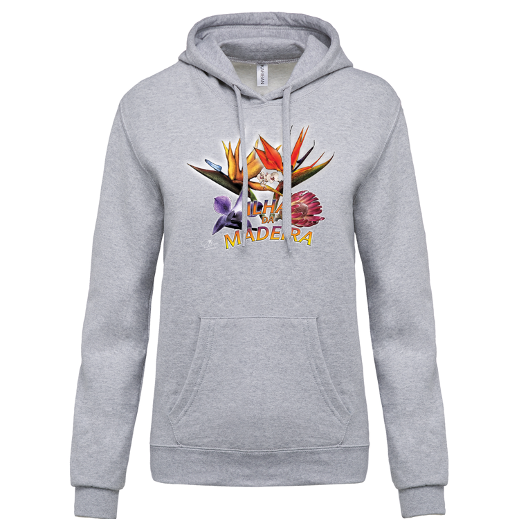 Sweatshirt Kariban com Capuz Estrelícias