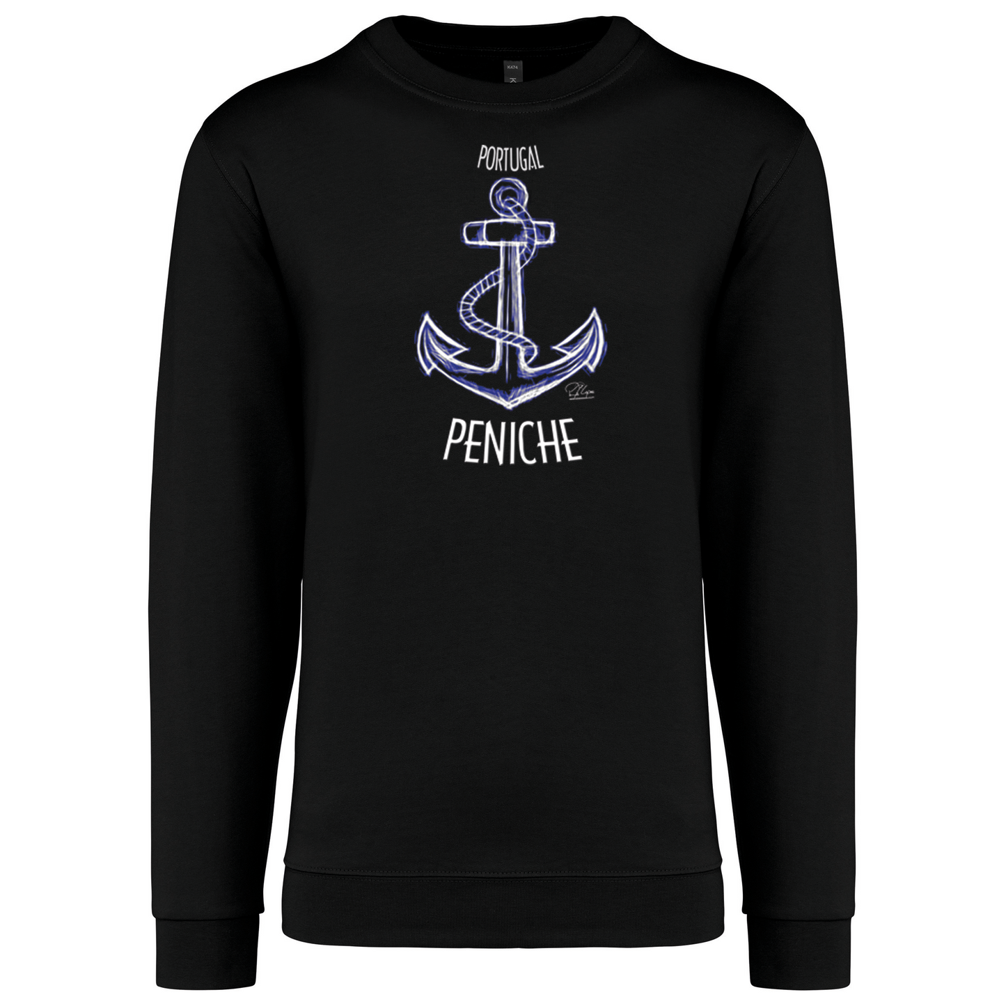 Sweatshirt Kariban sem Capuz Âncora Peniche
