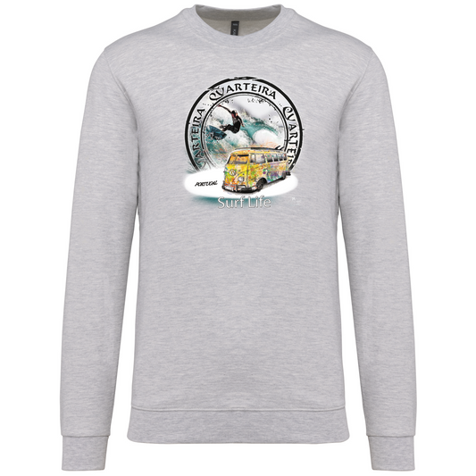 Sweatshirt Kariban sem Capuz Surf Life Quarteira