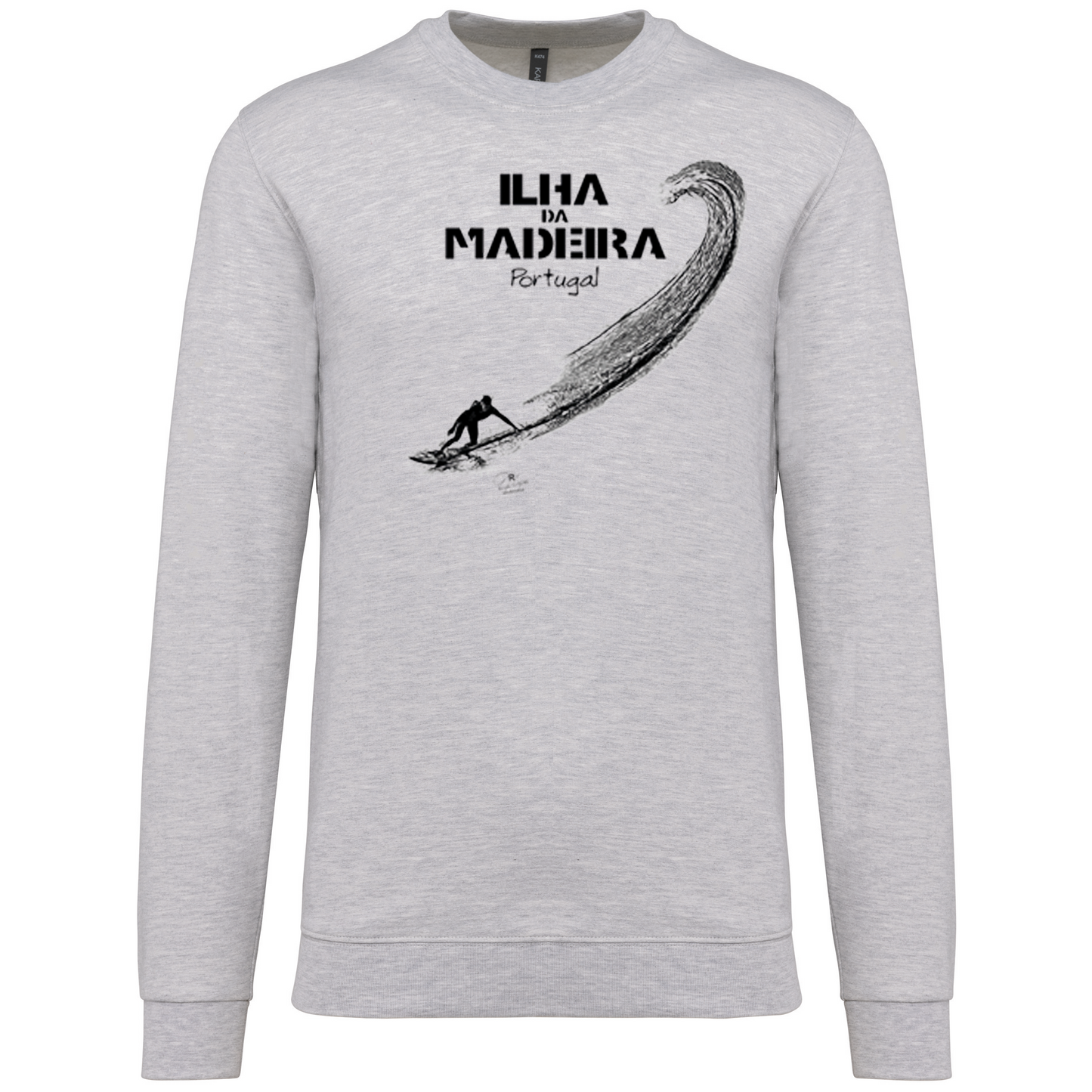 Sweatshirt Kariban sem Capuz Surf Ilha da Madeira
