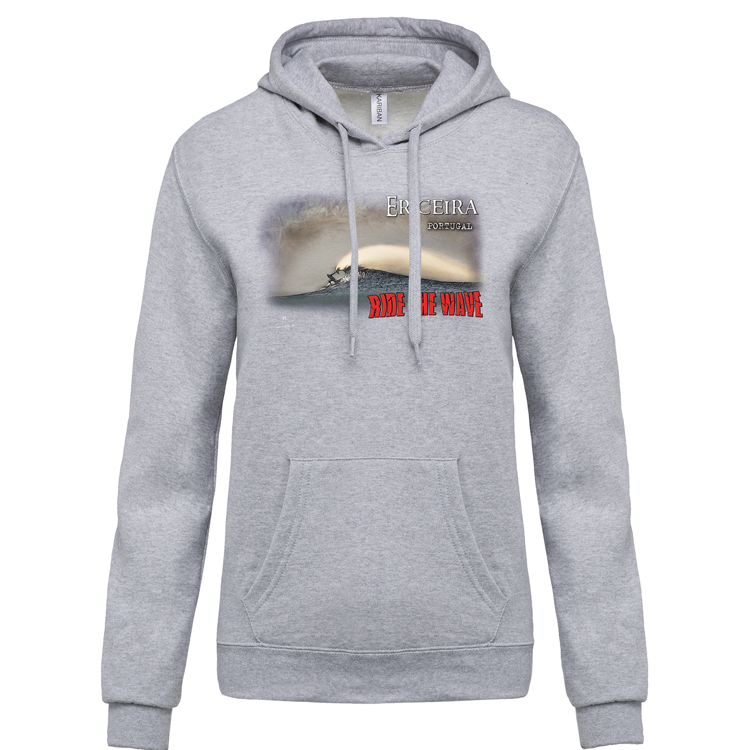 Sweatshirt Kariban com Capuz Ride the Wave Ericeira