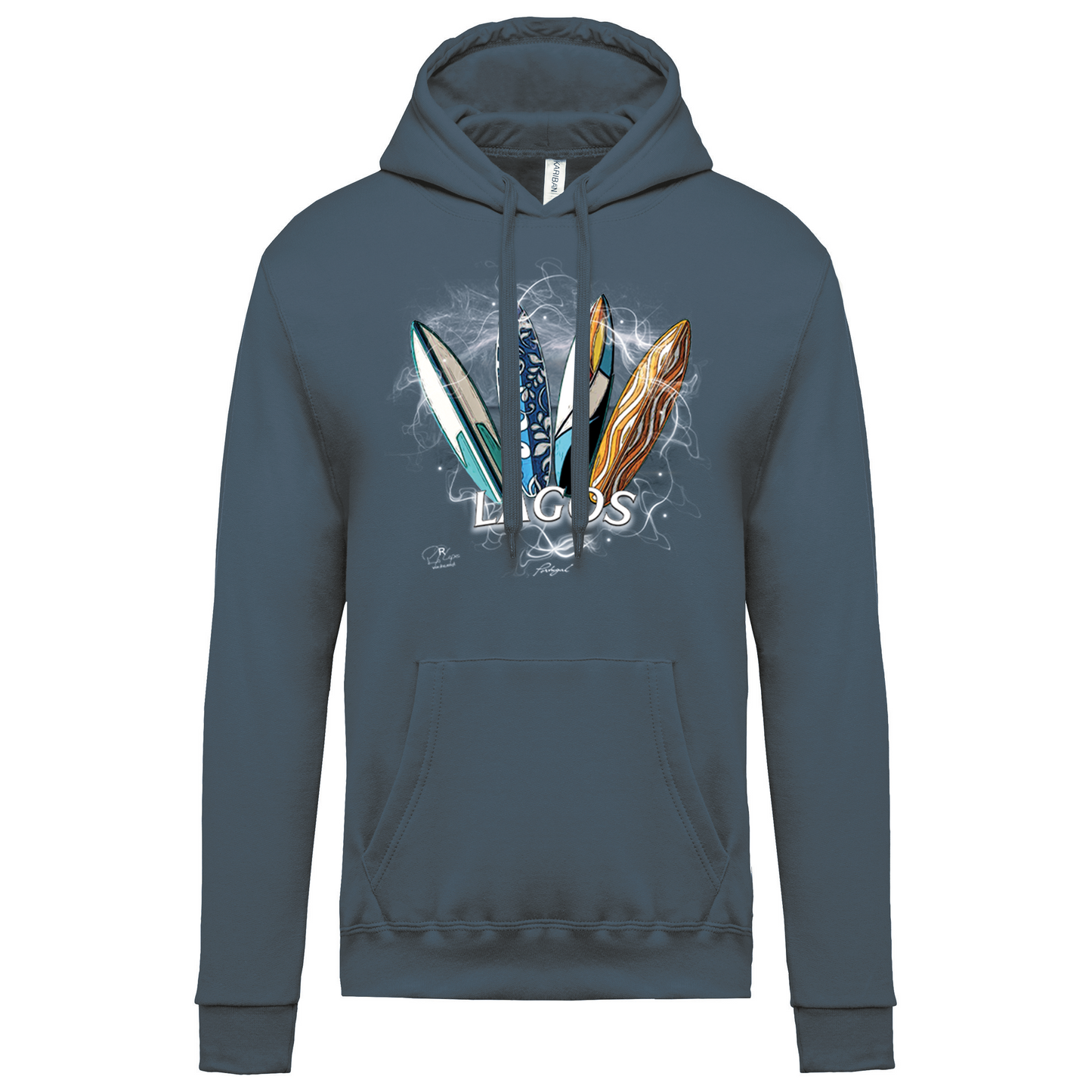 Sweatshirt Kariban com Capuz Surfboards Lagos
