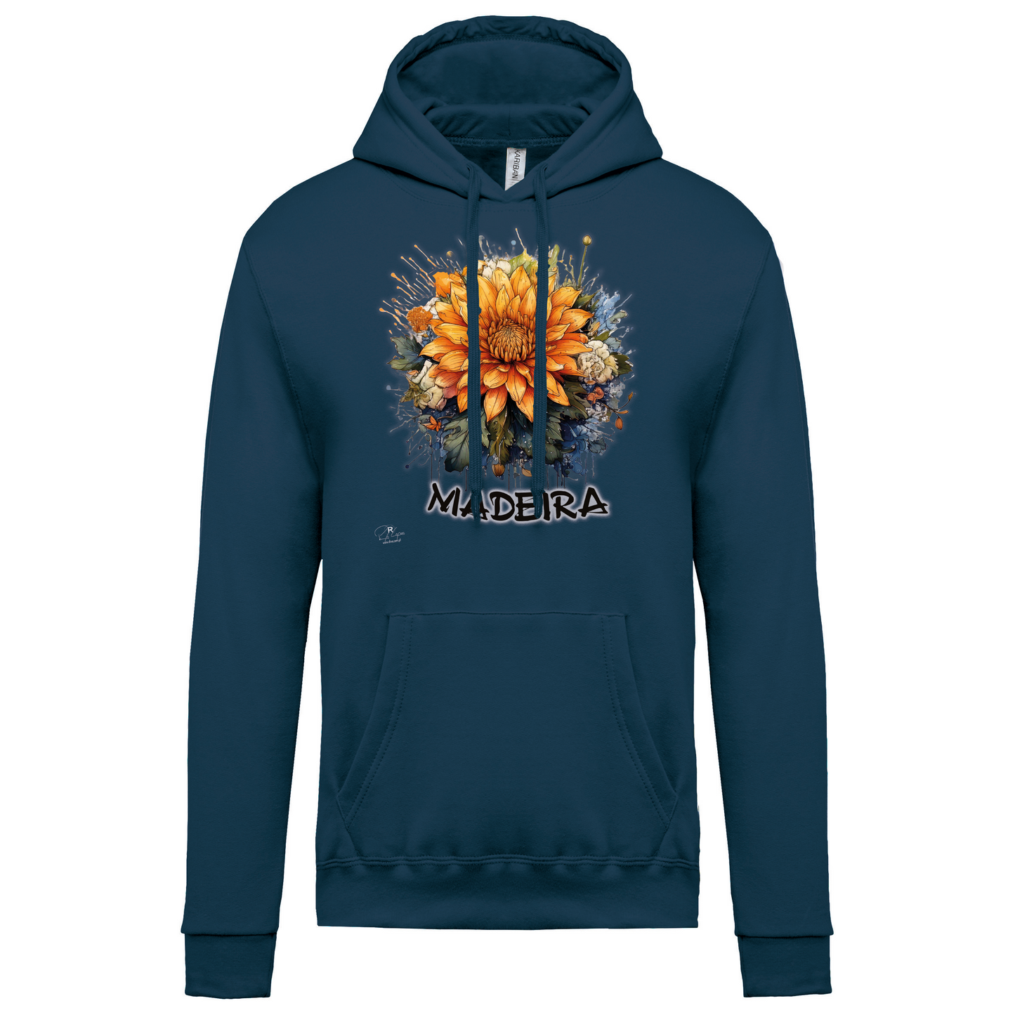 Sweatshirt Kariban com Capuz Arranjo Floral 1