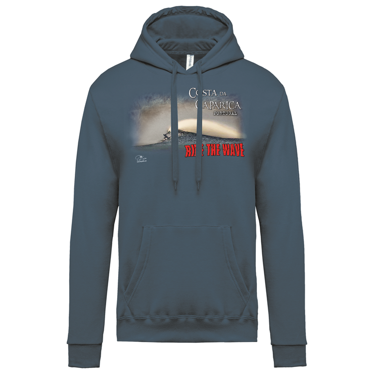 Sweatshirt Kariban com Capuz Ride the Wave Caparica