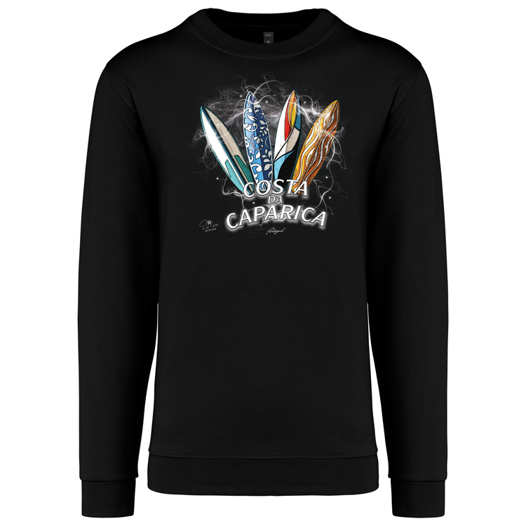 Sweatshirt Kariban sem Capuz Surfboards Costa da Caparica