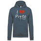 Sweatshirt Kariban com Capuz I Love Porto