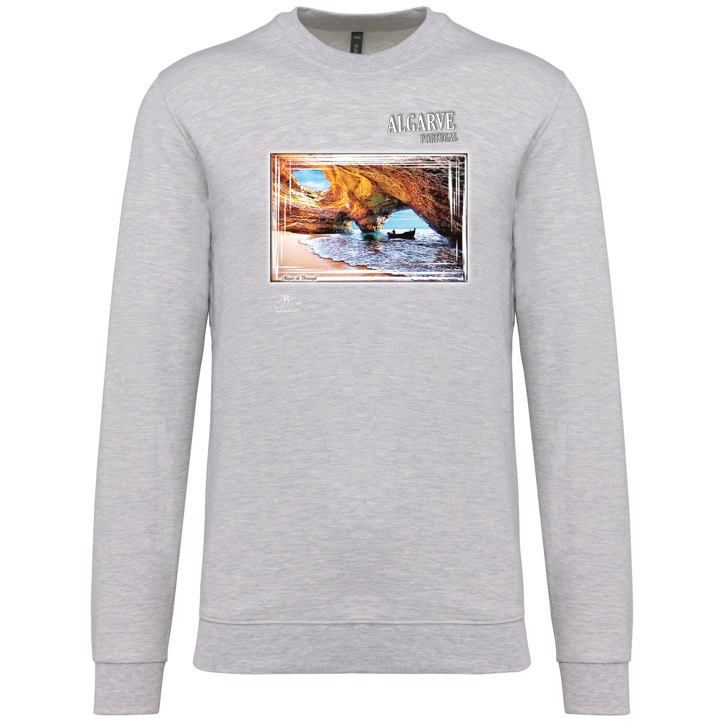 Sweatshirt Kariban sem Capuz Algar de Benagil