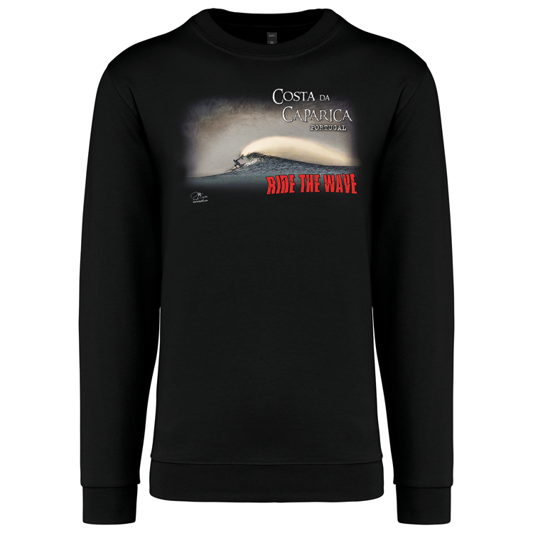 Sweatshirt Kariban sem Capuz Ride the Wave Costa da Caparica