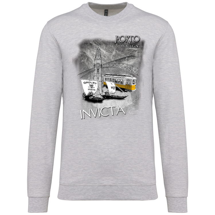 Sweatshirt Kariban sem Capuz Invicta