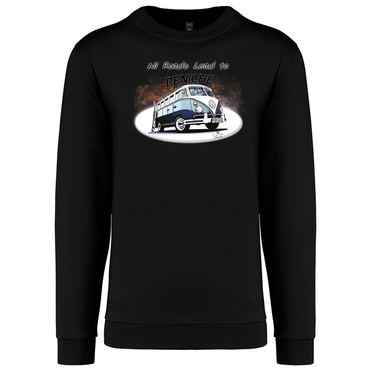 Sweatshirt Kariban sem Capuz All Roads Lead to Peniche