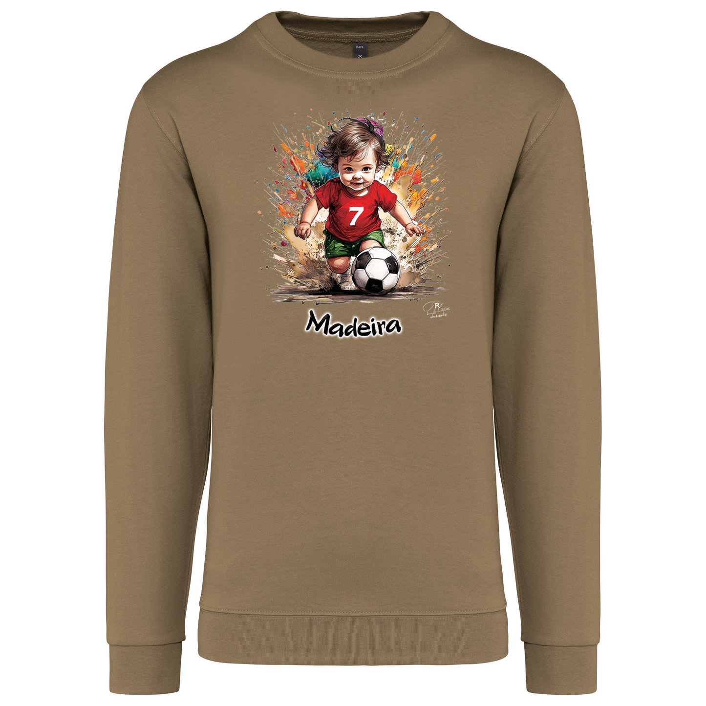Sweatshirt Kariban sem Capuz 7 Madeira