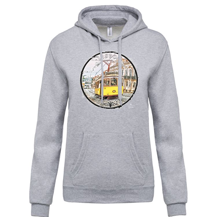 Sweatshirt Kariban com Capuz Calçada do Combro