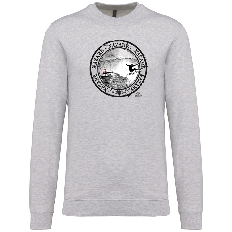 Sweatshirt Kariban sem Capuz Selo Nazaré