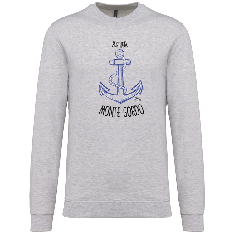 Sweatshirt Kariban sem Capuz Âncora Monte Gordo
