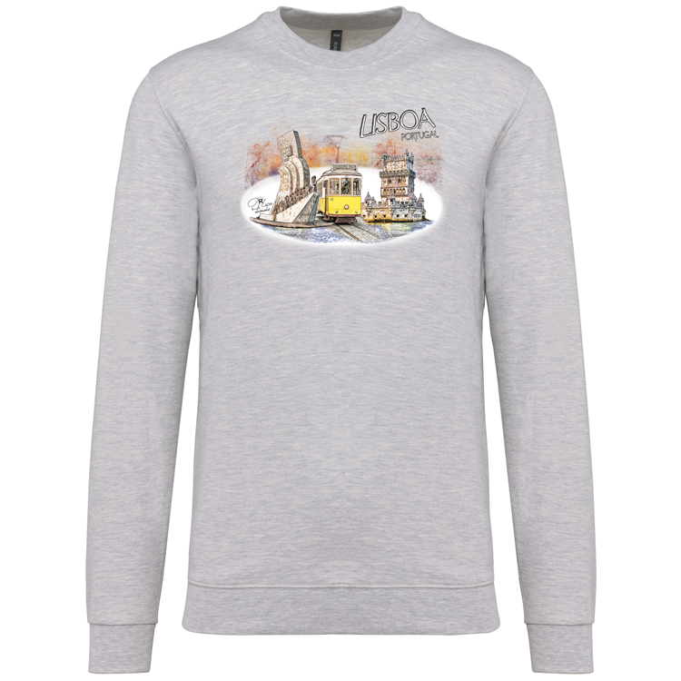Sweatshirt Kariban sem Capuz Monumentos Belém
