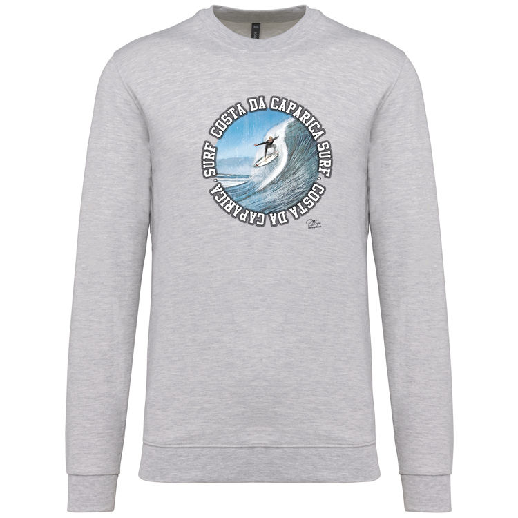 Sweatshirt Kariban sem Capuz Monster Waves 2 Costa da Caparica