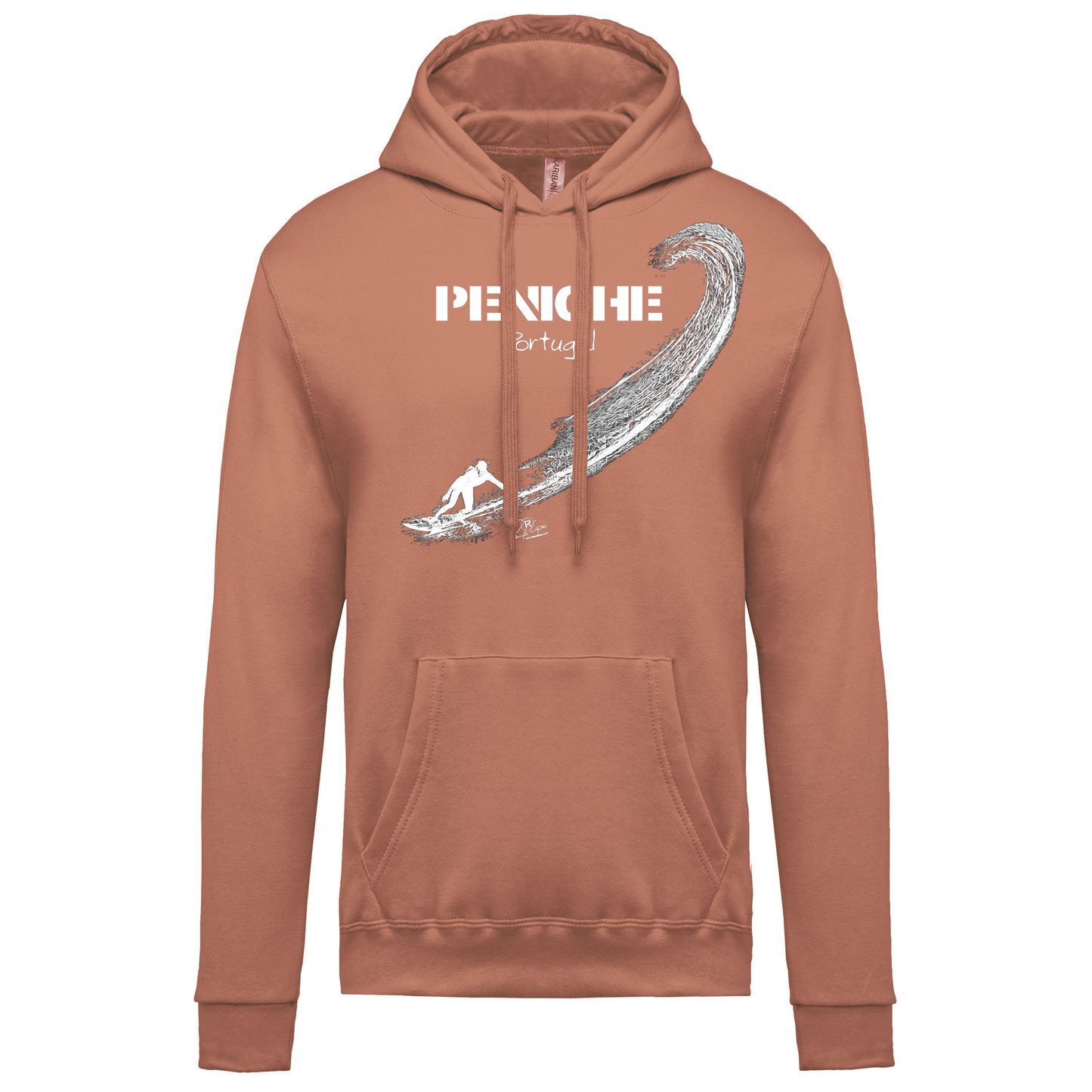 Sweatshirt Kariban com Capuz Surf Peniche