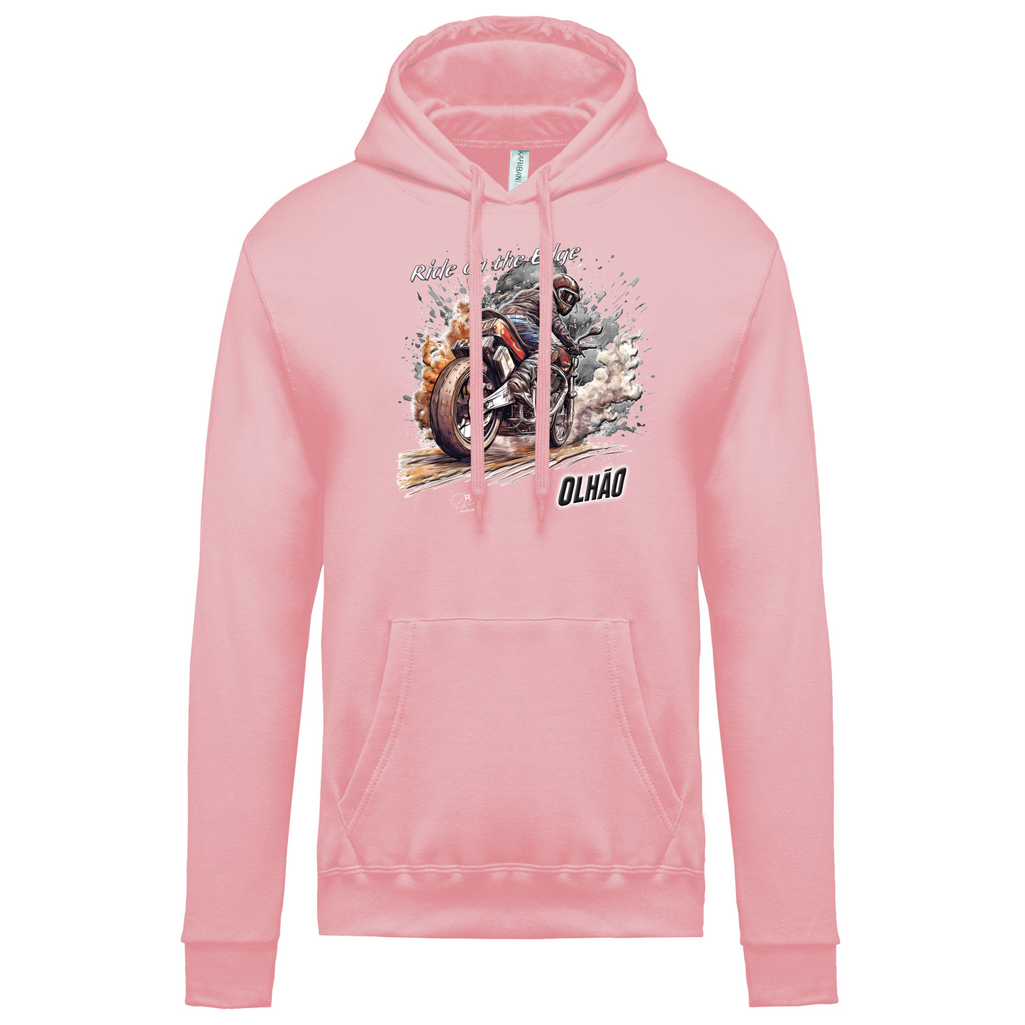 Sweatshirt Kariban com Capuz Ride on the Edge Olhão