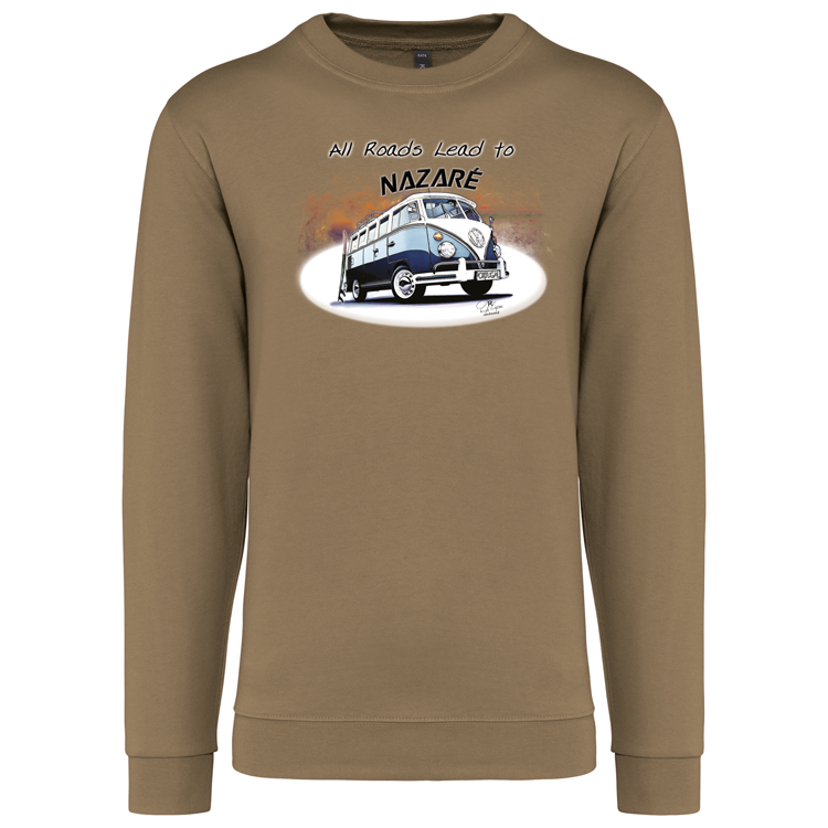 Sweatshirt Kariban sem Capuz All Roads Lead to Nazaré
