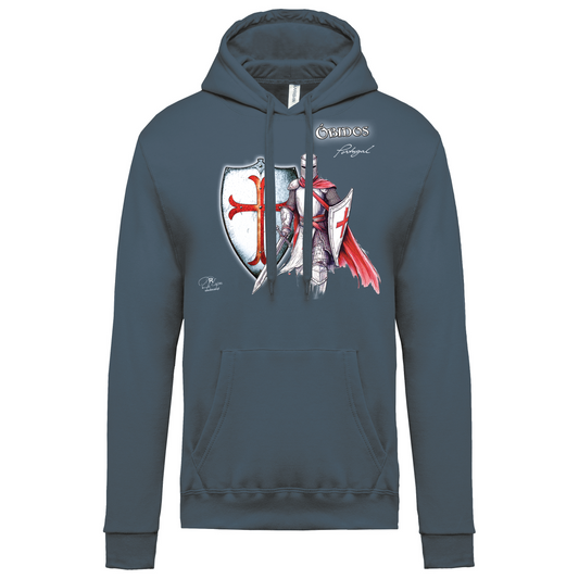 Sweatshirt Kariban com Capuz Templário Óbidos