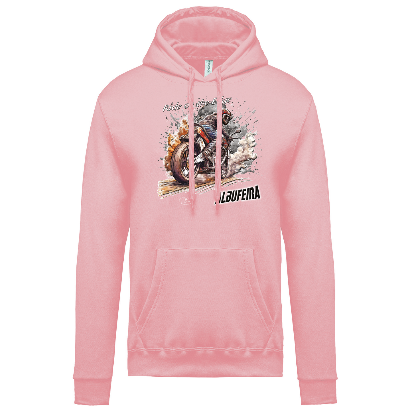 Sweatshirt Kariban com Capuz Ride on the Edge Albufeira