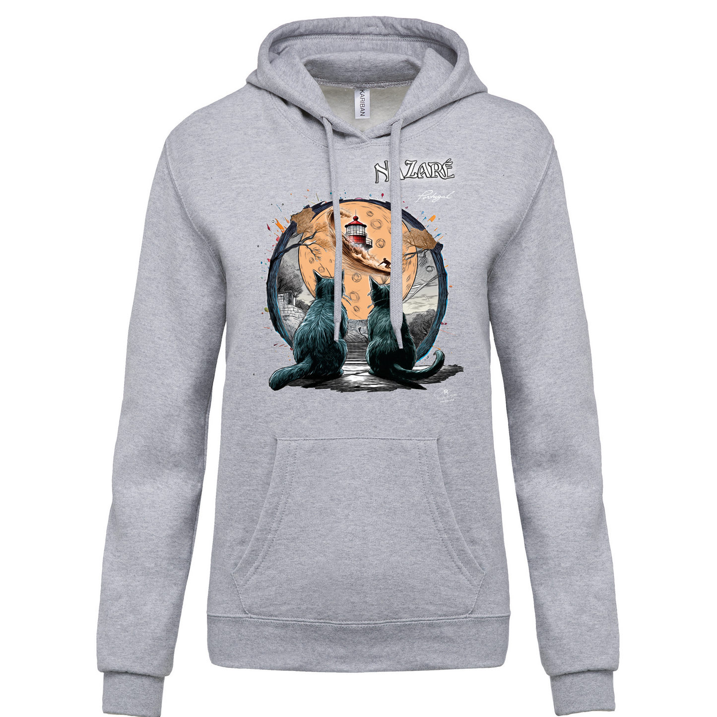 Sweatshirt Kariban com Capuz Luar Nazaré