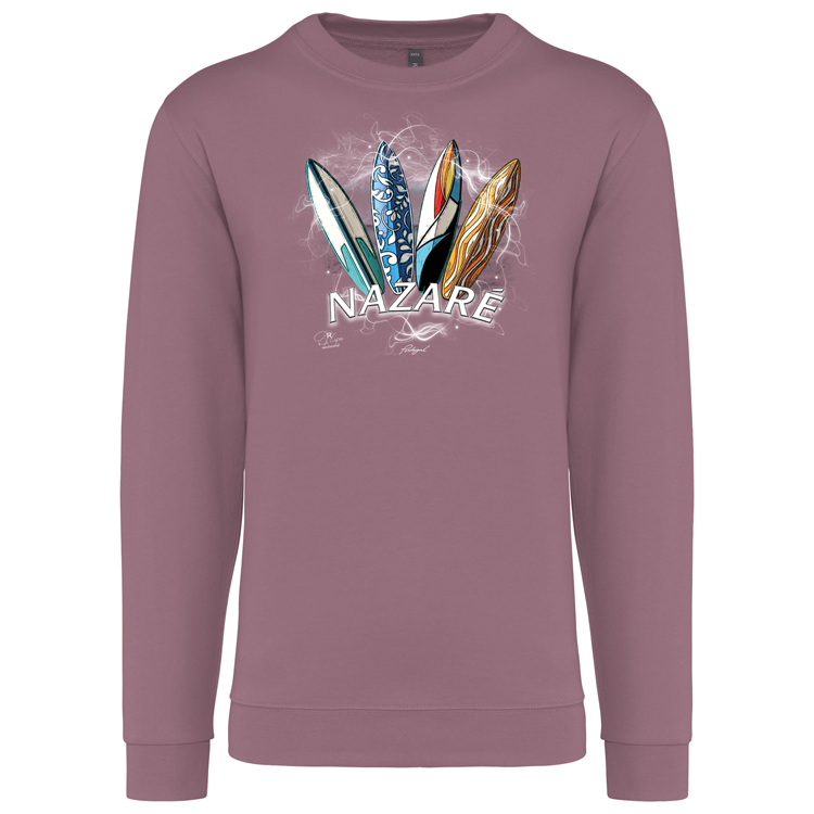 Sweatshirt Kariban sem Capuz Surfboards Nazaré