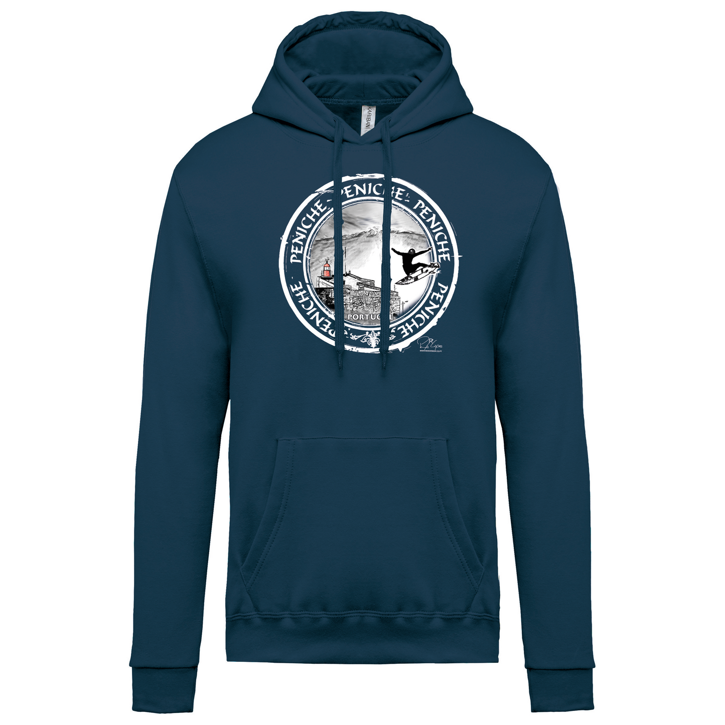 Sweatshirt Kariban com Capuz Selo Peniche
