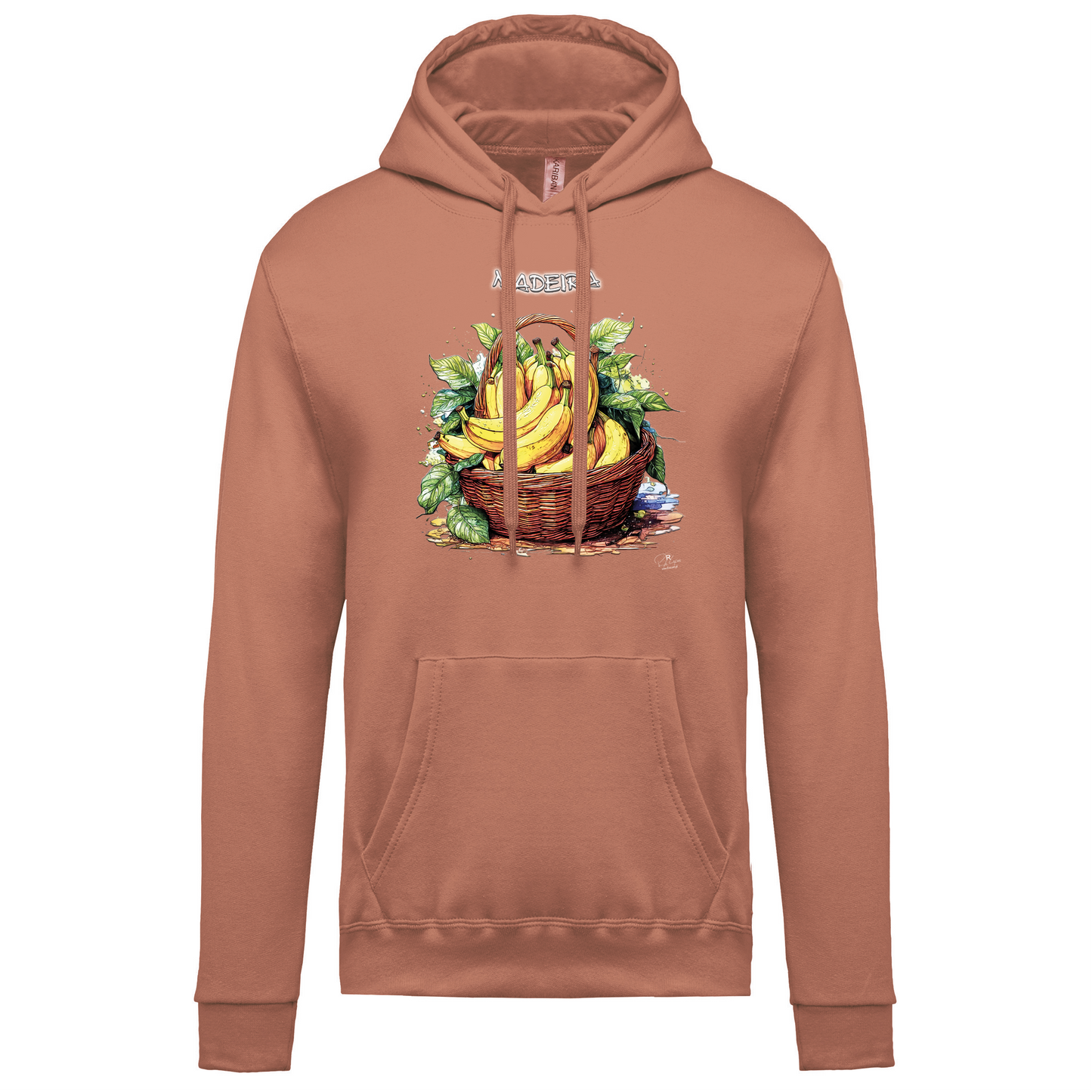 Sweatshirt Kariban com Capuz Cesto Bananas