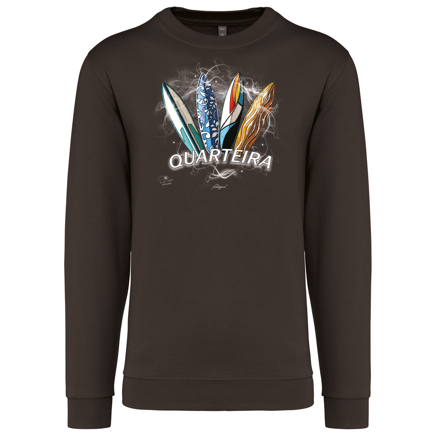 Sweatshirt Kariban sem Capuz Surfboards Quarteira