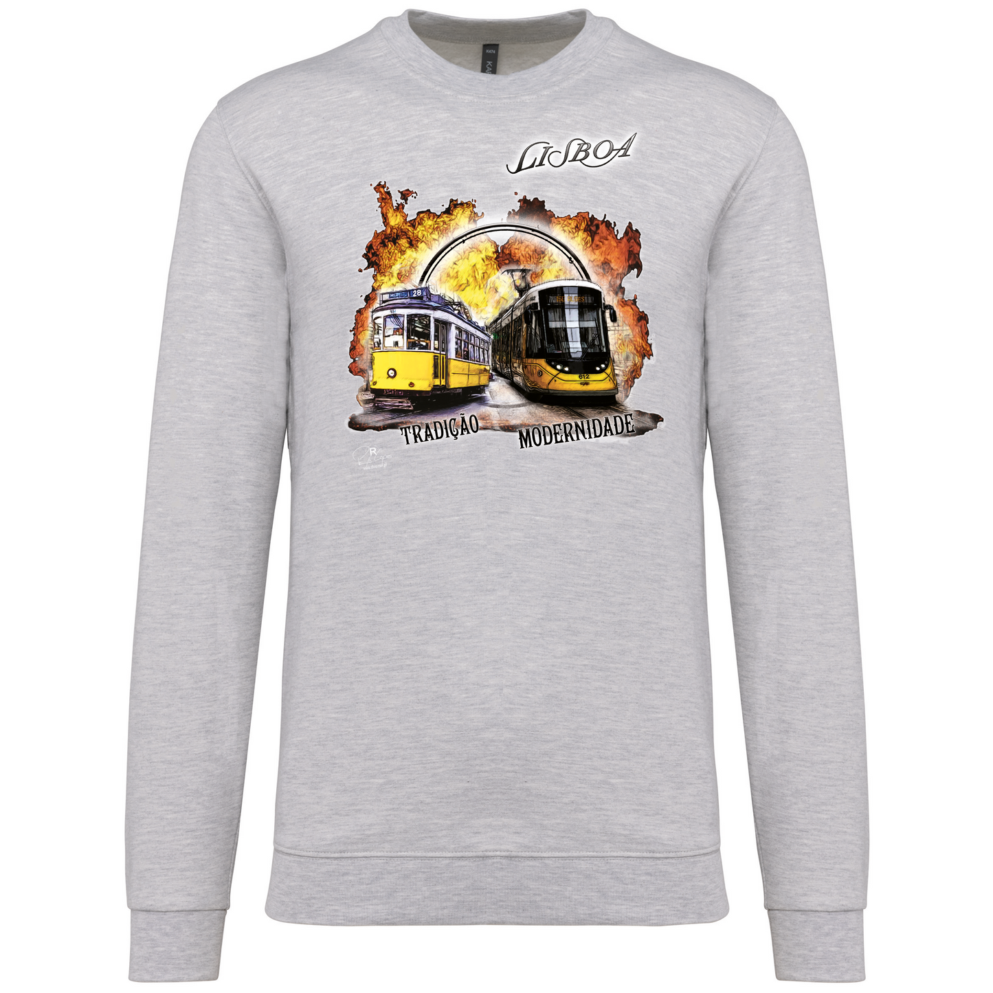 Sweatshirt Kariban sem Capuz Tradição e Modernidade