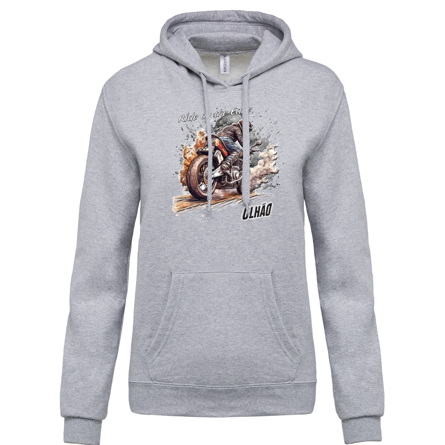Sweatshirt Kariban com Capuz Ride on the Edge Olhão