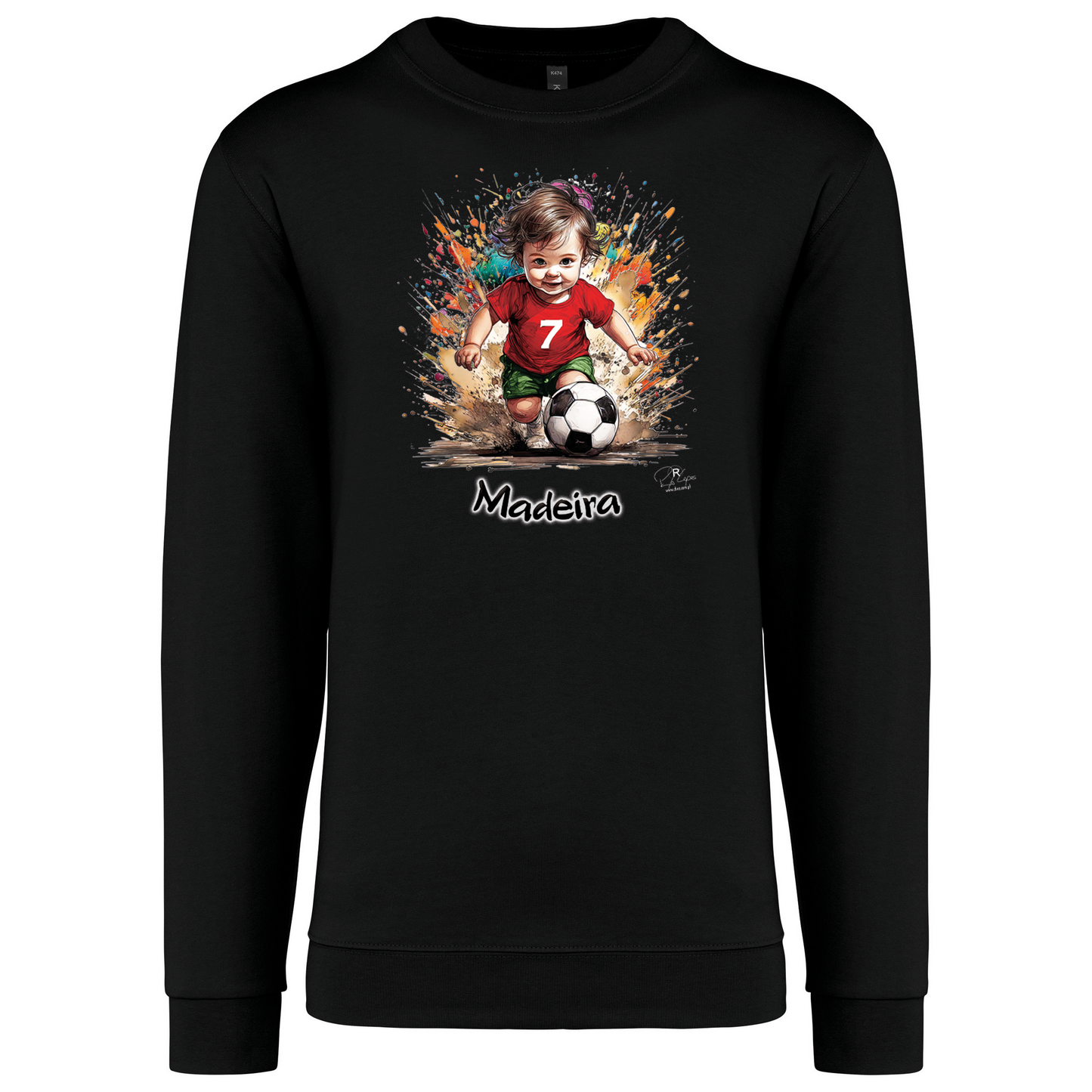 Sweatshirt Kariban sem Capuz 7 Madeira