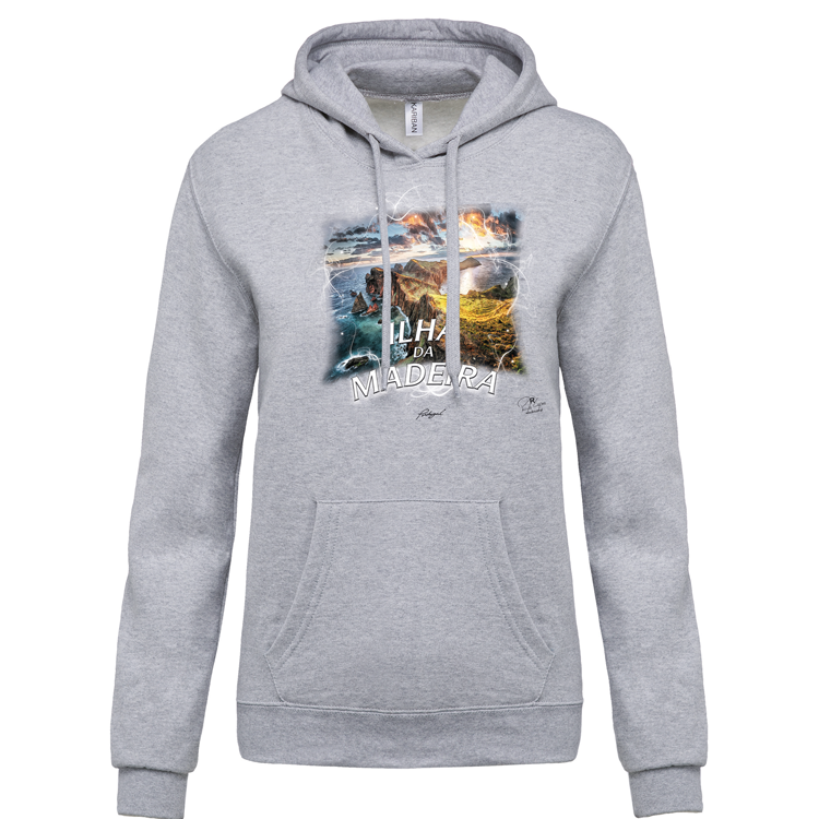 Sweatshirt Kariban com Capuz Ponta de São Lourenço