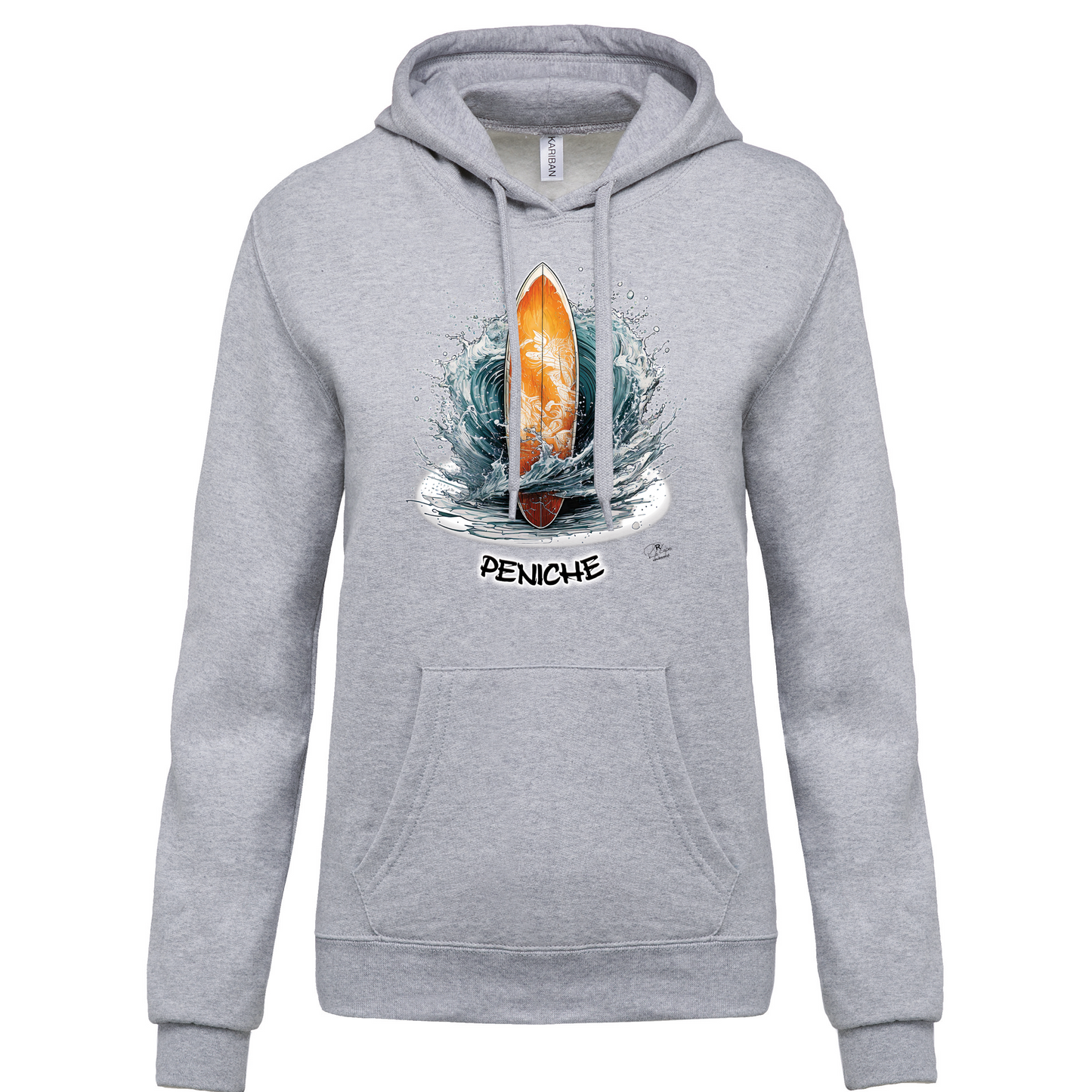 Sweatshirt Kariban com Capuz Prancha Peniche