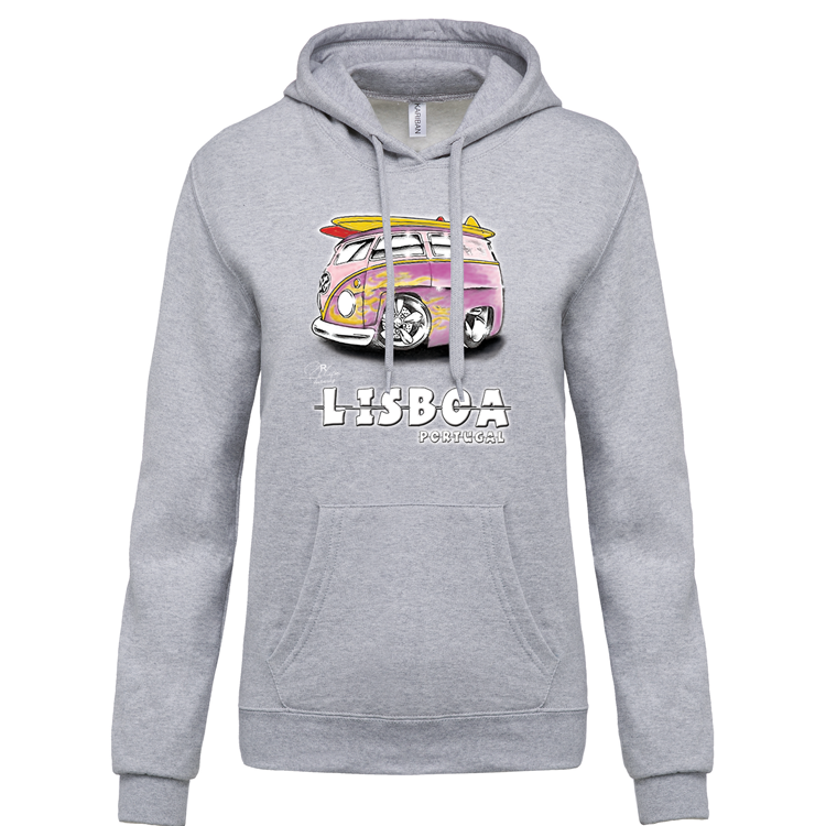 Sweatshirt Kariban com Capuz Gorduxinha Lisboa