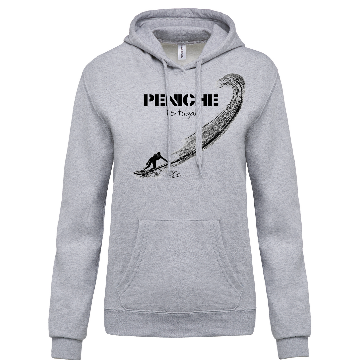 Sweatshirt Kariban com Capuz Surf Peniche