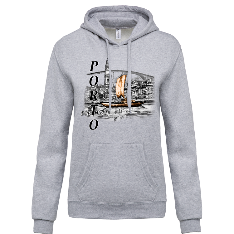 Sweatshirt Kariban com Capuz Ribeira