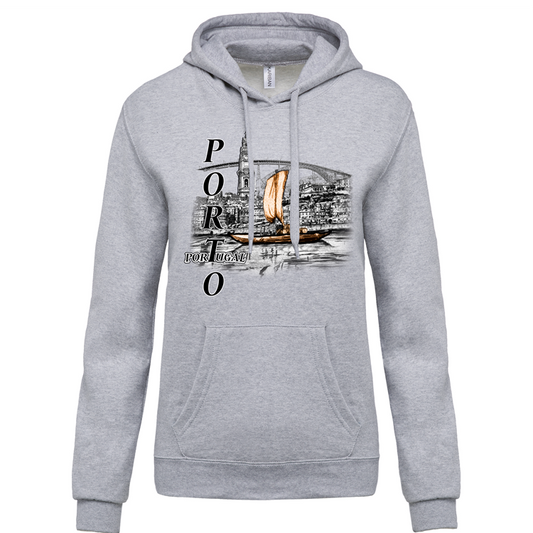 Sweatshirt Kariban com Capuz Ribeira