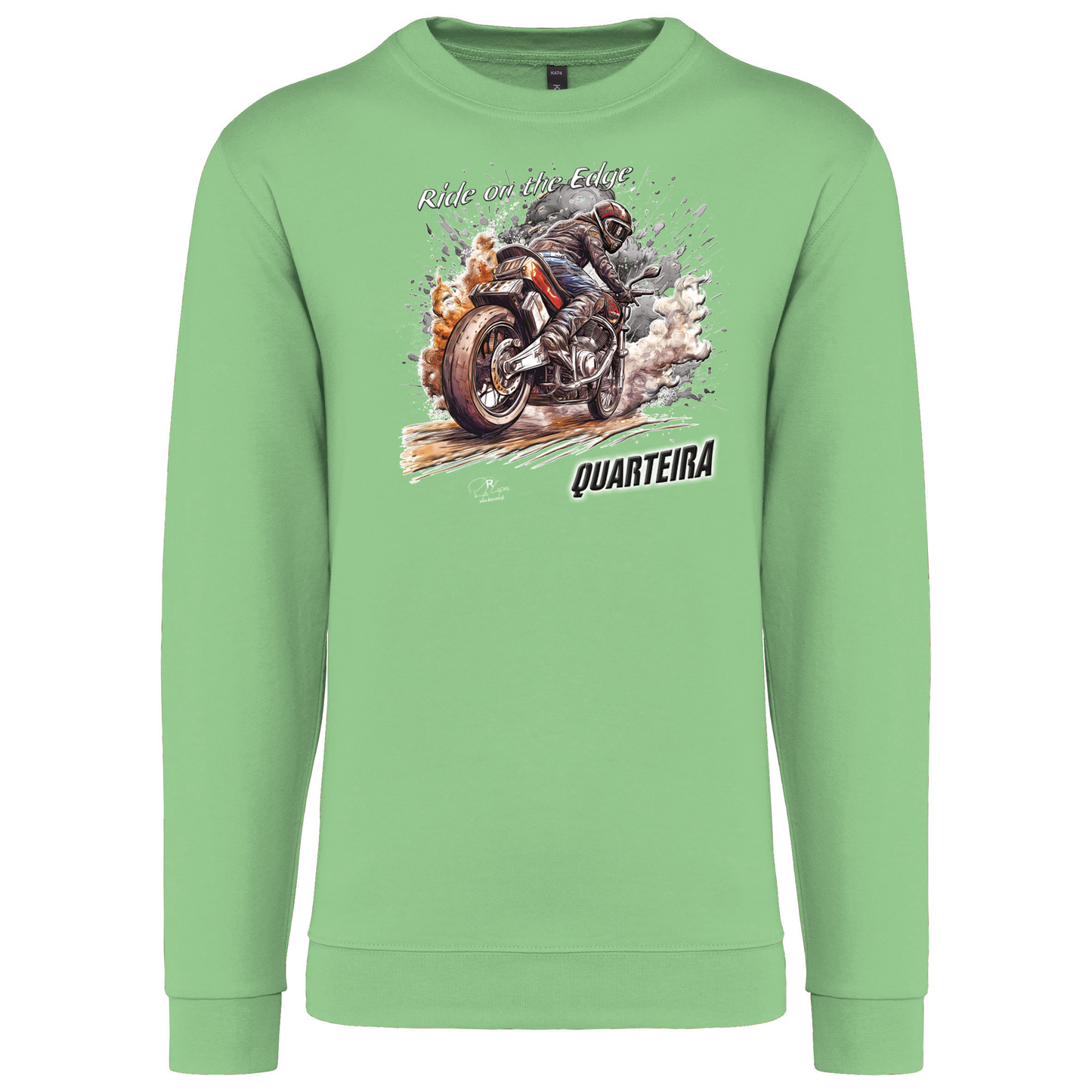 Sweatshirt Kariban sem Capuz Ride on the Edge Quarteira