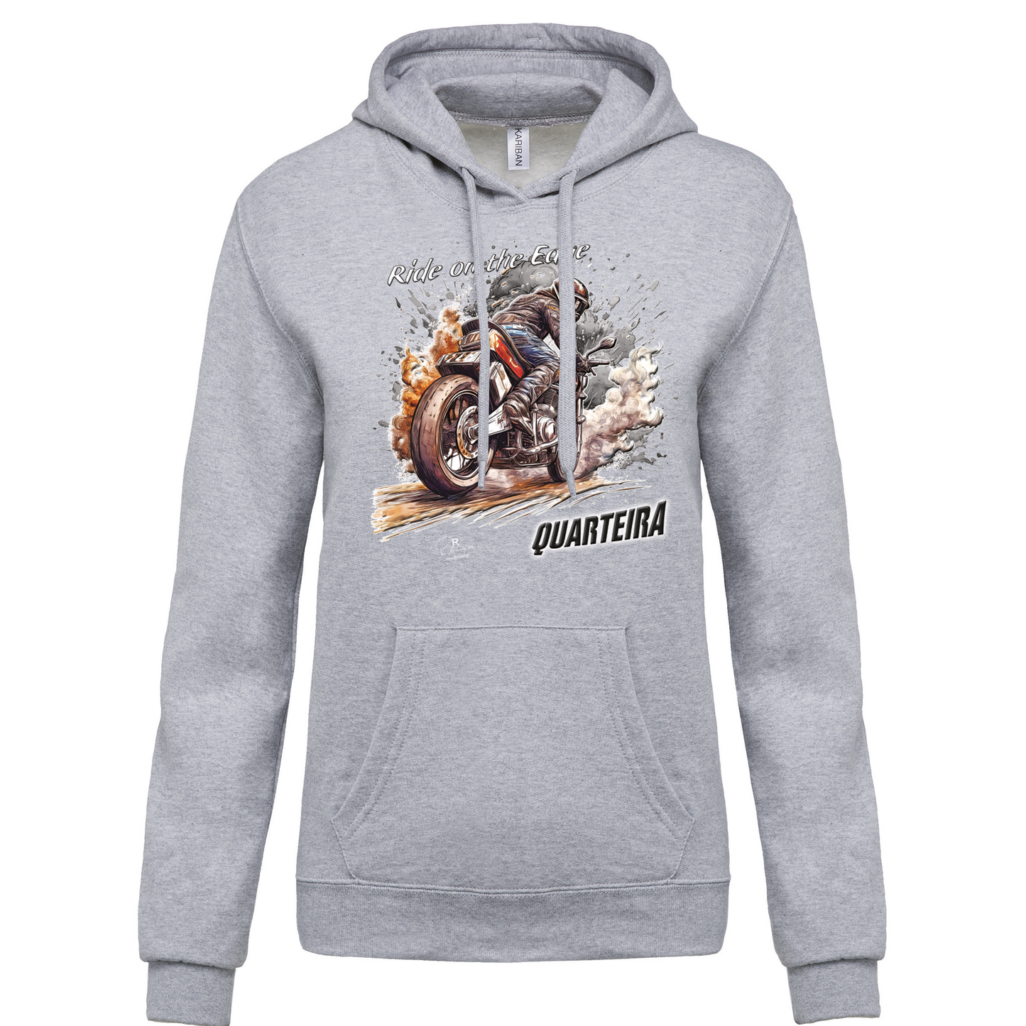Sweatshirt Kariban com Capuz Ride on the Edge Quarteira