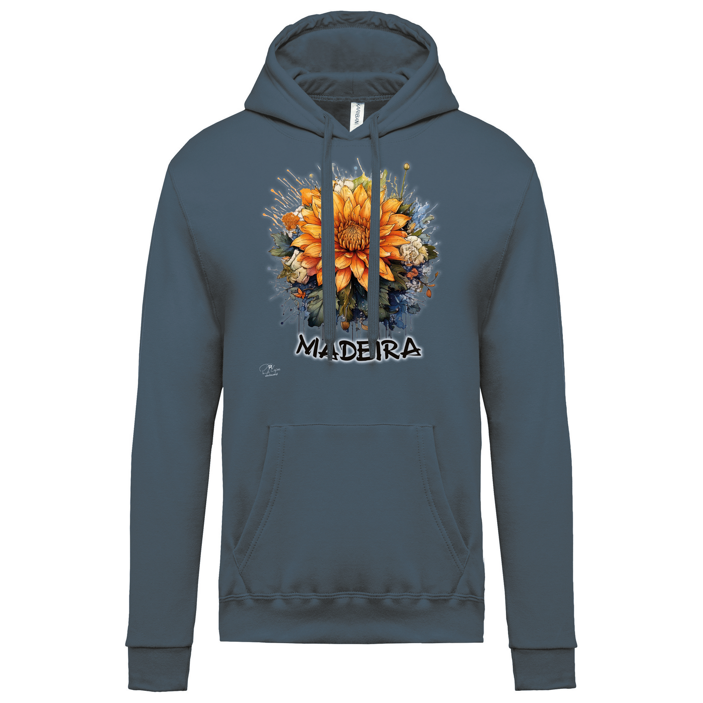 Sweatshirt Kariban com Capuz Arranjo Floral 1