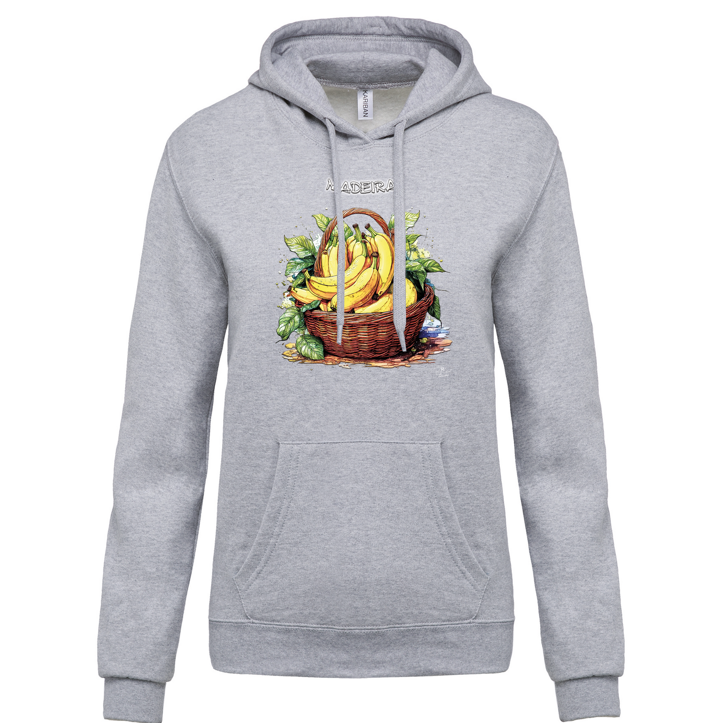 Sweatshirt Kariban com Capuz Cesto Bananas
