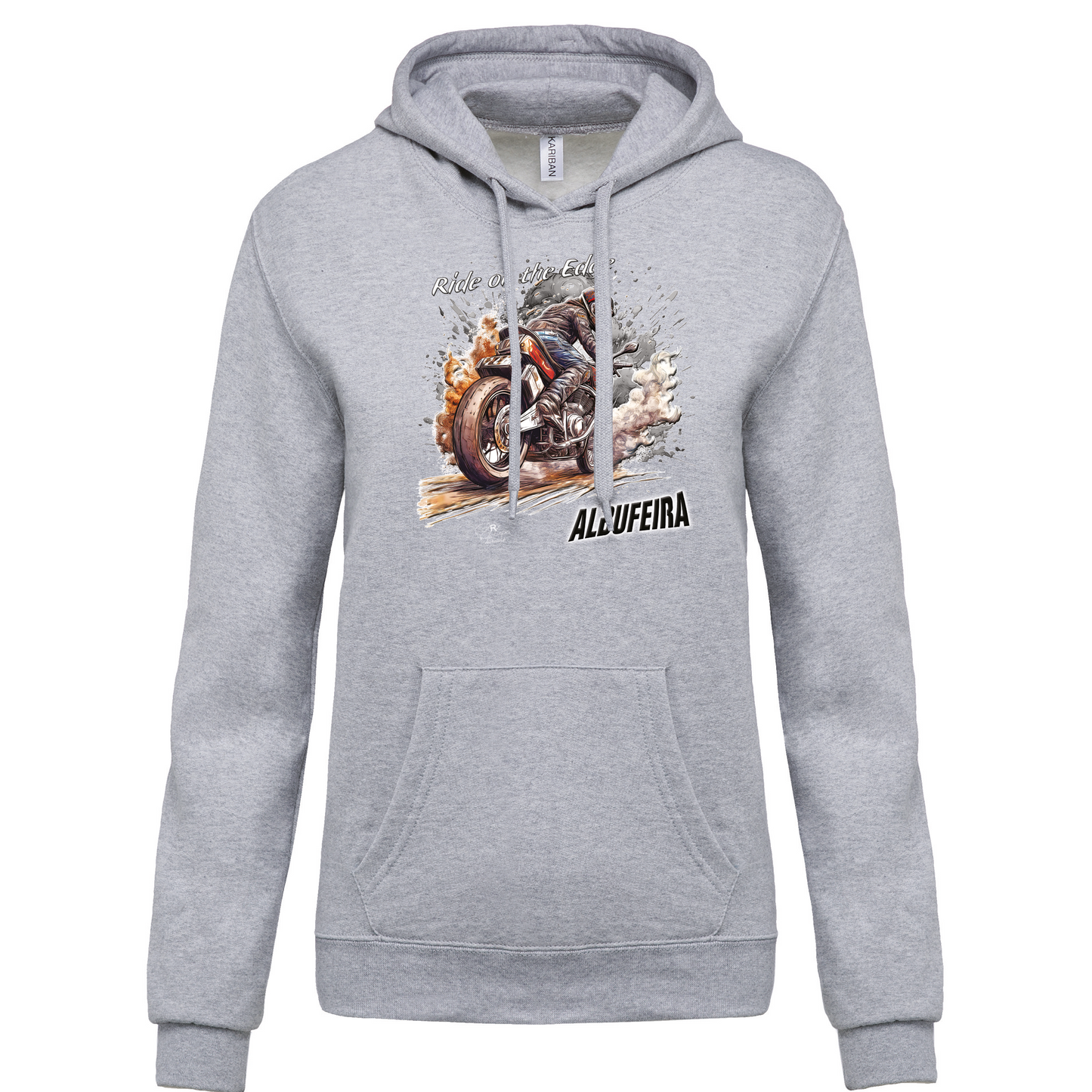 Sweatshirt Kariban com Capuz Ride on the Edge Albufeira