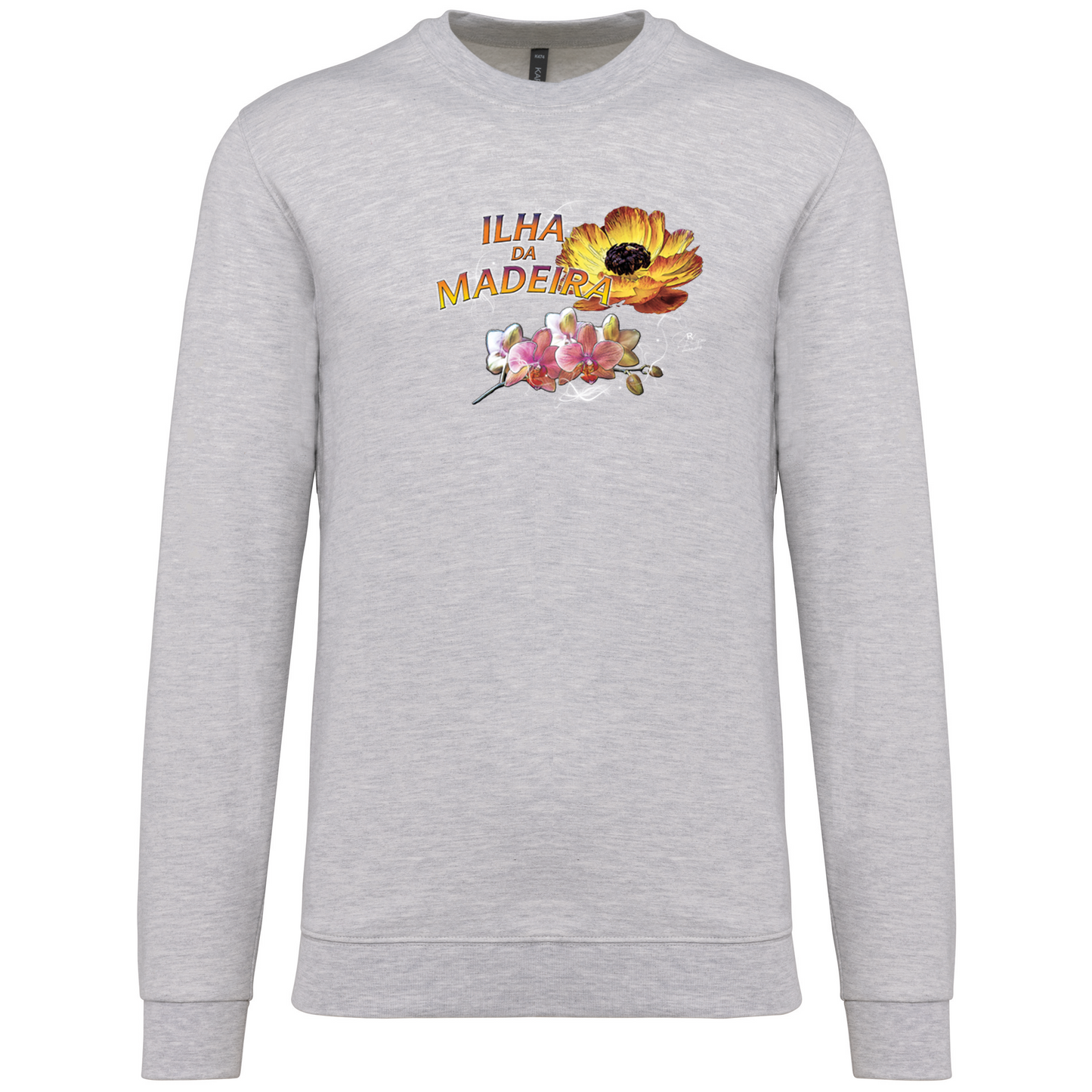 Sweatshirt Kariban sem Capuz Madeira Flowers