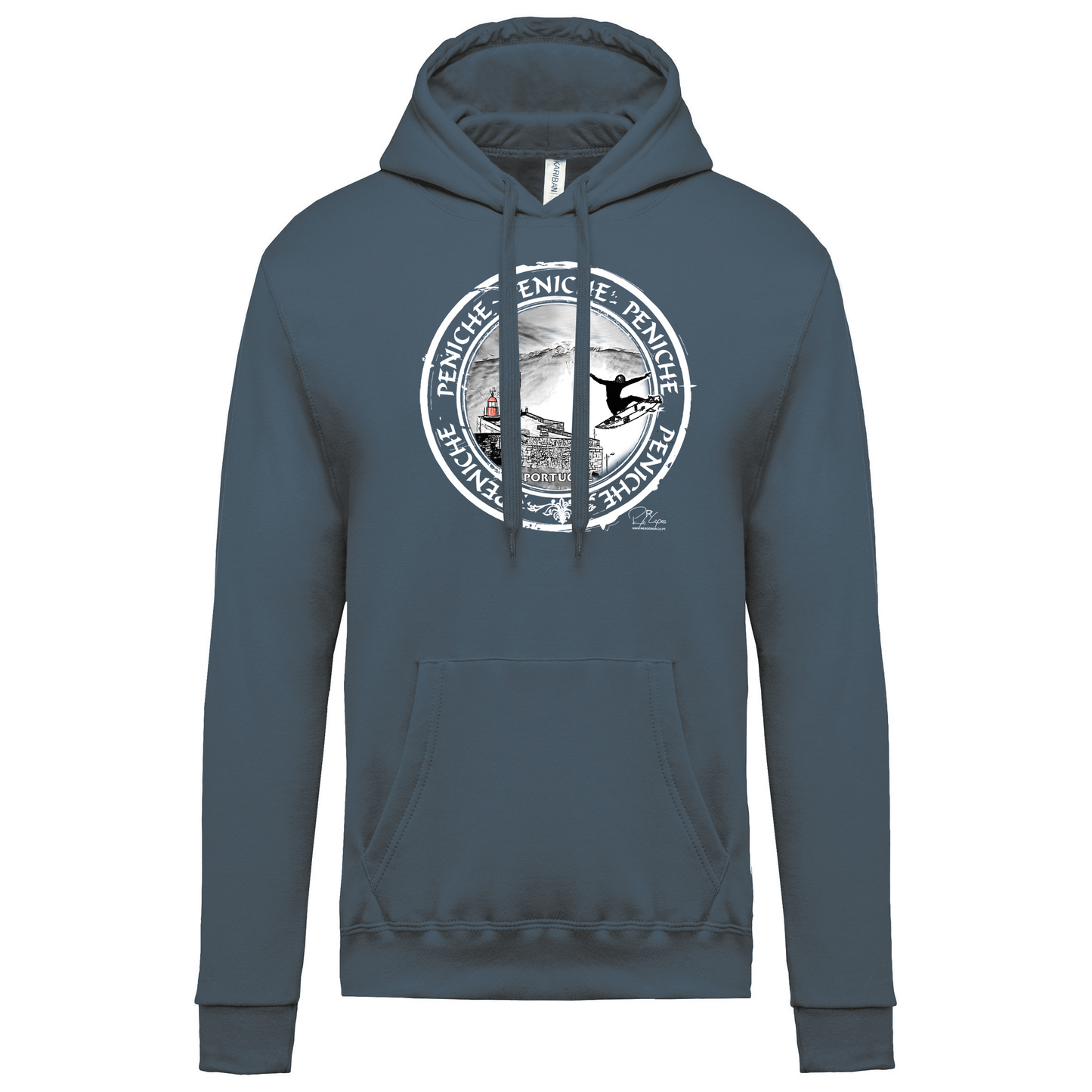 Sweatshirt Kariban com Capuz Selo Peniche