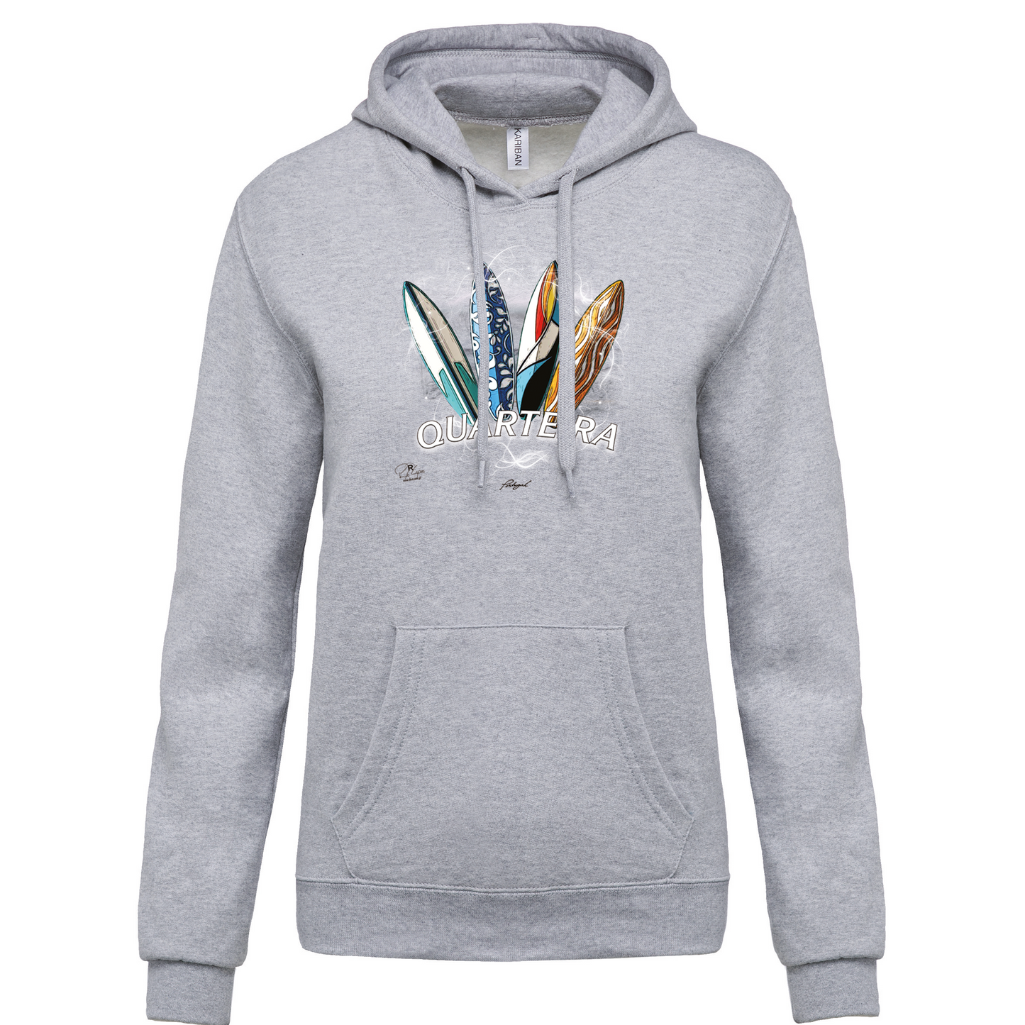 Sweatshirt Kariban com Capuz Surfboards Quarteira