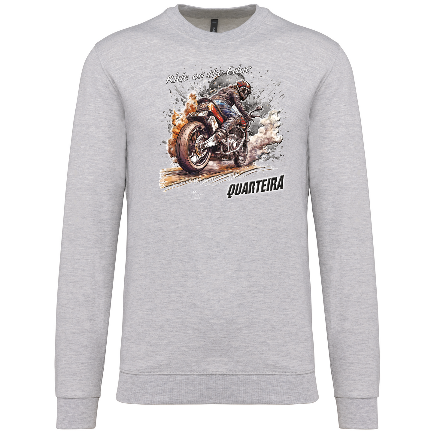 Sweatshirt Kariban sem Capuz Ride on the Edge Quarteira