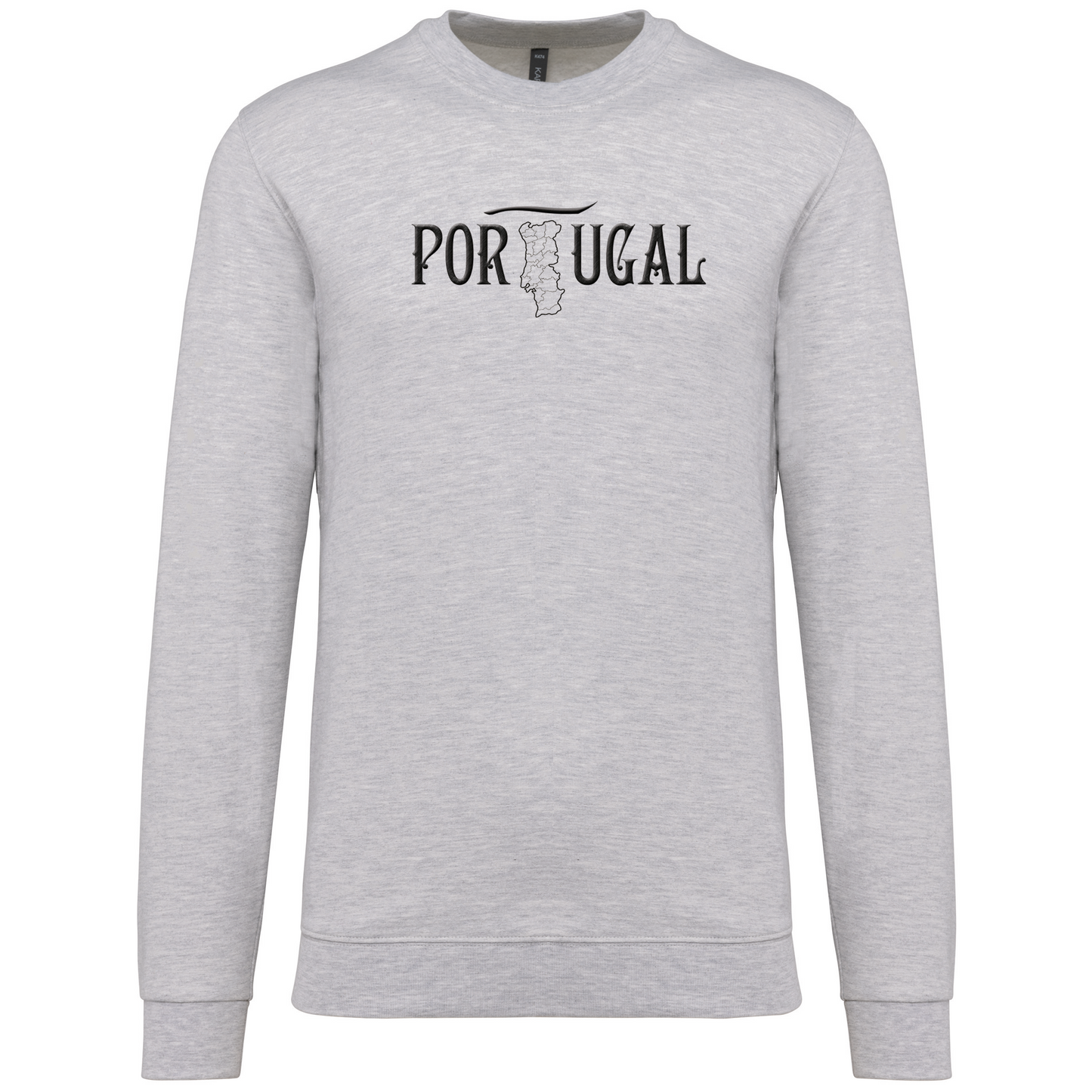 Sweatshirt Kariban sem Capuz Mapa de Portugal