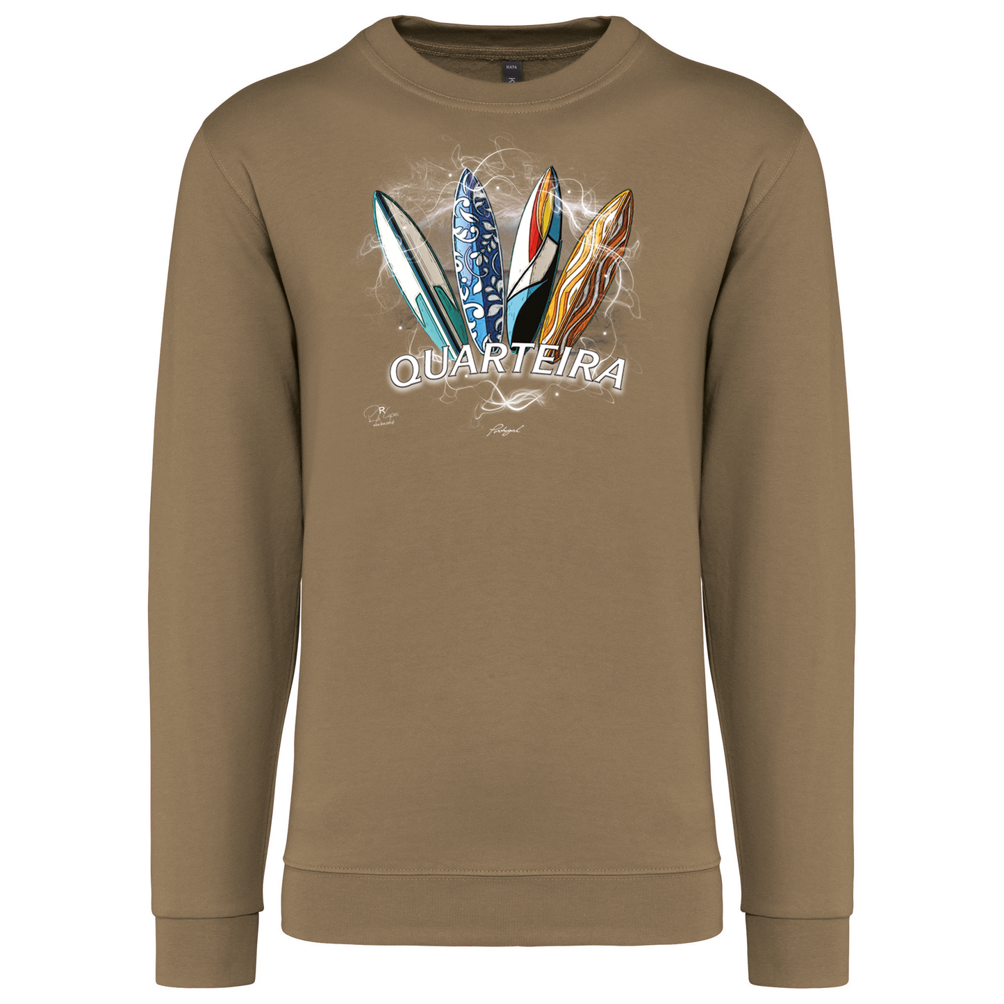 Sweatshirt Kariban sem Capuz Surfboards Quarteira